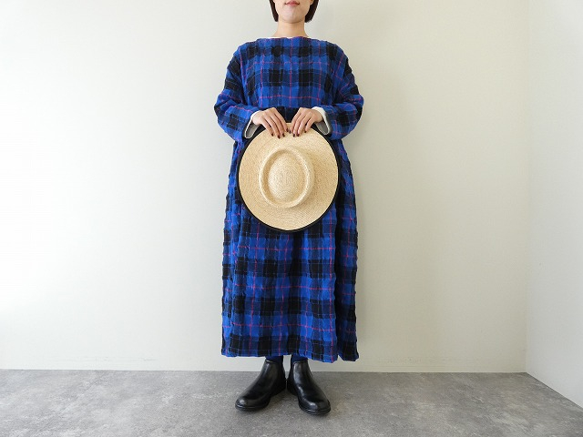 ブルータータンチェック切替ワンピース