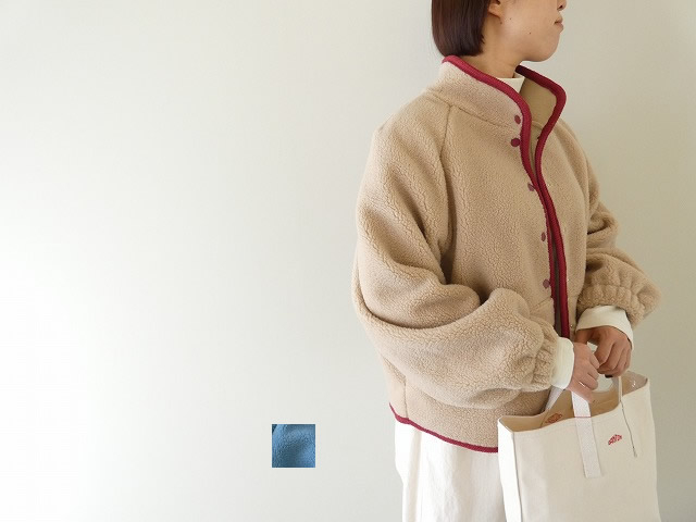 バイカラーボアブルゾン