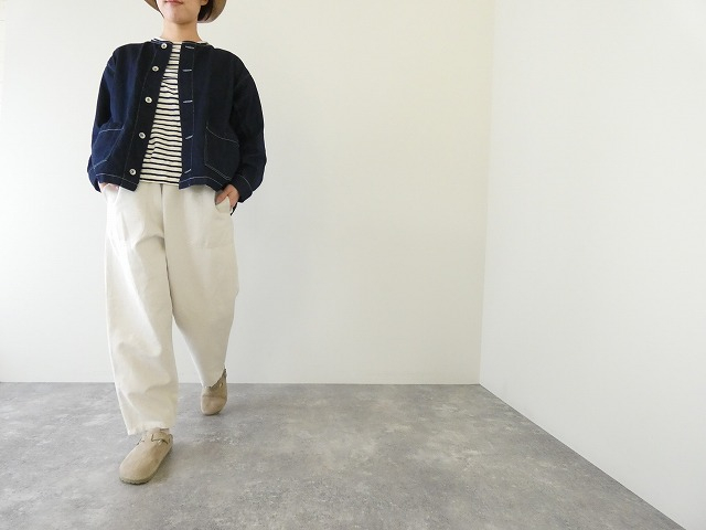 コットンリネンイージーパンツ