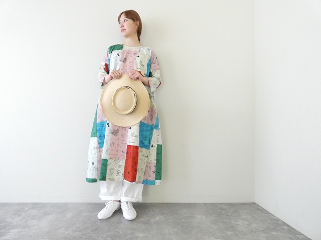 MOSAIC GRAFFITI PULLOVER DRESS