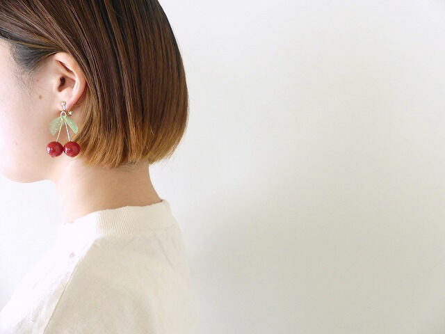 Dot and Stripes CHILD WOMAN(ドットアンドストライプスチャイルドウーマン) チェリーモチーフイヤリング