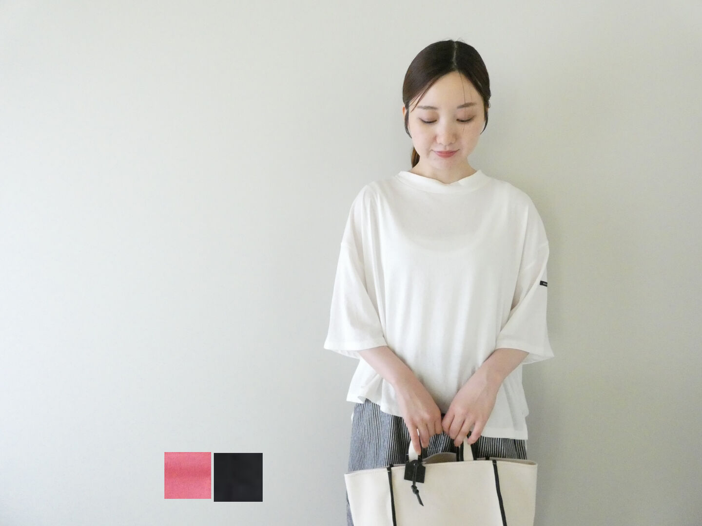 mock neck wide PO モックネックワイドプルオーバー