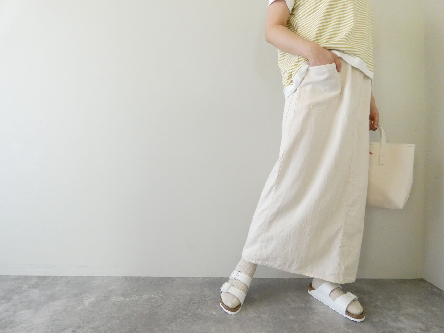 【SALE】8オンスデニムヨーク切替デニムスカート