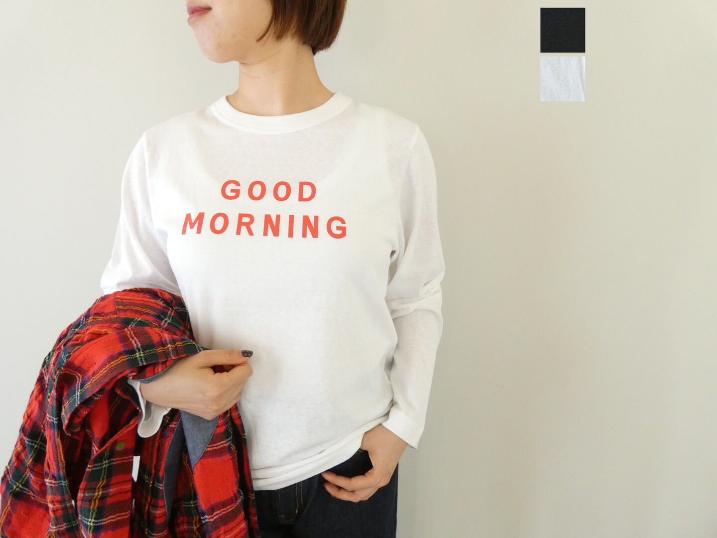 GOOD MORNING L/T SHIRT