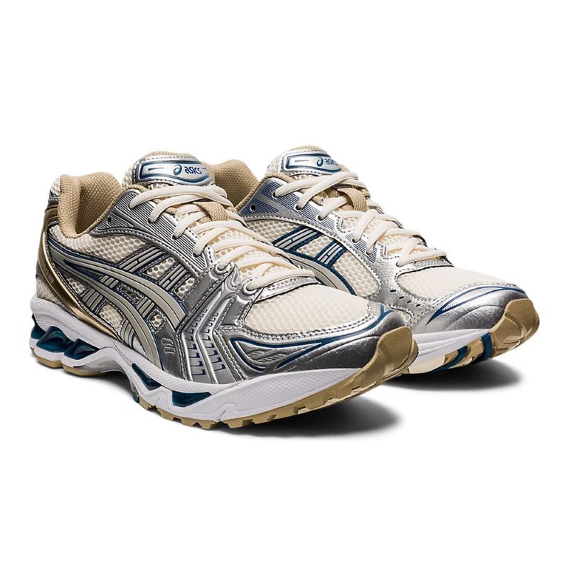 asics 24AW 10/3 GEL-KAYANO 14 1201A019-105 CREAM/PURE SILVER 【GEL/ゲル】【カヤノ  14】｜アメ横老舗スニーカー・靴・スポーツ・ファッション通販【山男フットギア・山男アンダーパス】